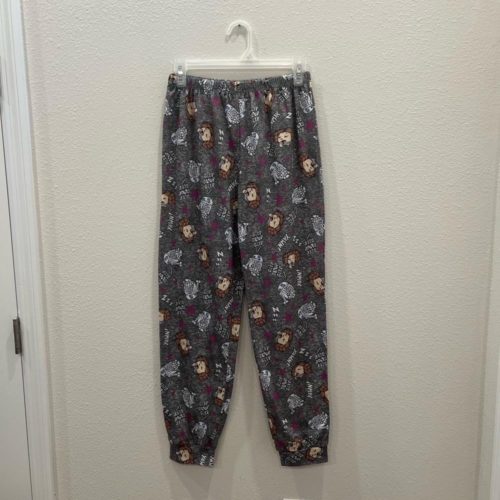 Woman’s Star Wars Inspired Graphic Print Pajama Bottoms Size XL